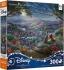 Ceaco - Disney - Thomas Kinkade - Lady and the Tramp Fall in Love - 300 Piece Jigsaw Puzzle